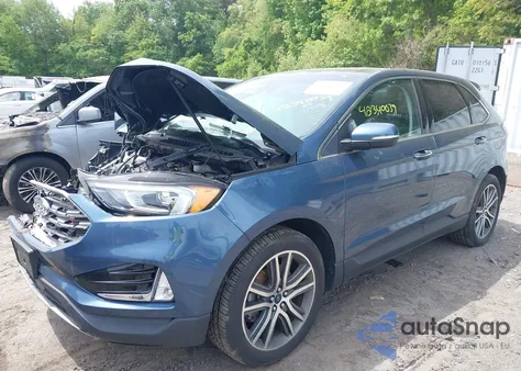 2019 Ford Edge Titanium z USA, uszkodzony, nr VIN 2FMPK4K94KBB51903